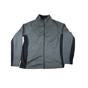 Spyder Full Zip Fleece Jacket Womens Gray Black XL